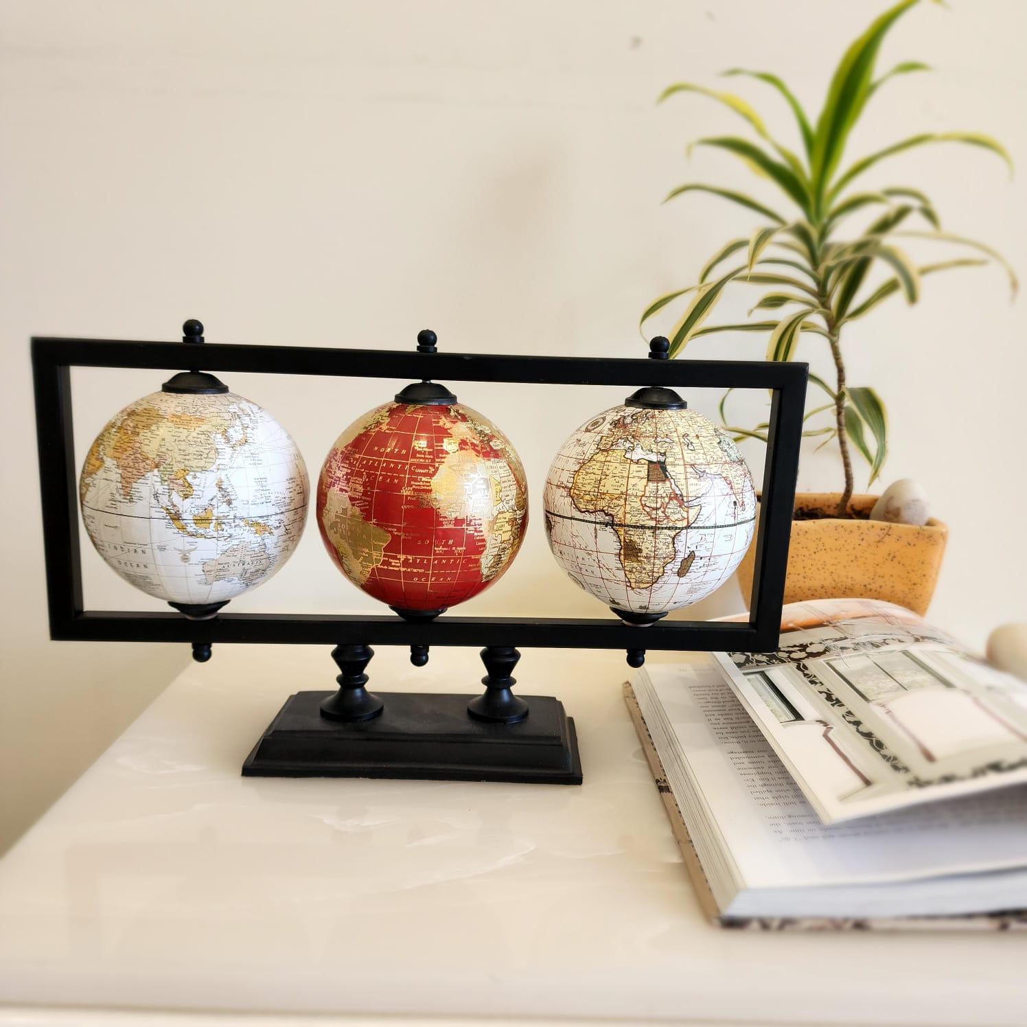 Mexico Set of 3 Globe